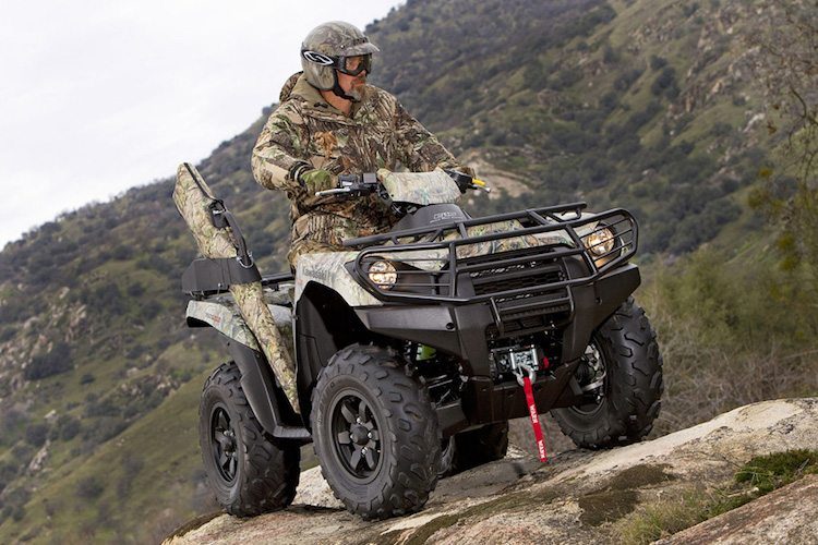 bästa fordon för terräng ATV kawasaki brute force 750 4x4 eps camo för jakt