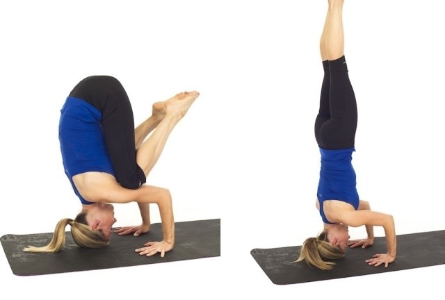 yogaställning huvudstöd mycket komplicerat avancerat lämpligt