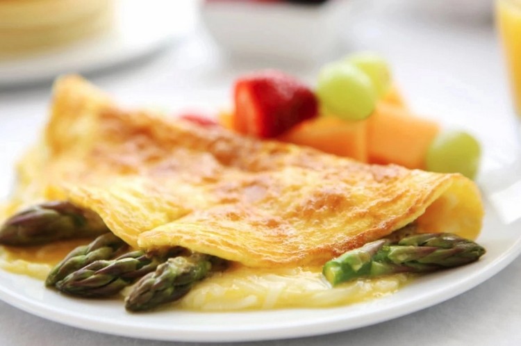 streckdiet recept lunch omelettgrönsaker