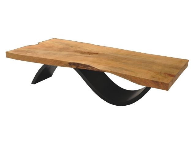 brasilia soffbord trä svart fot kurvig