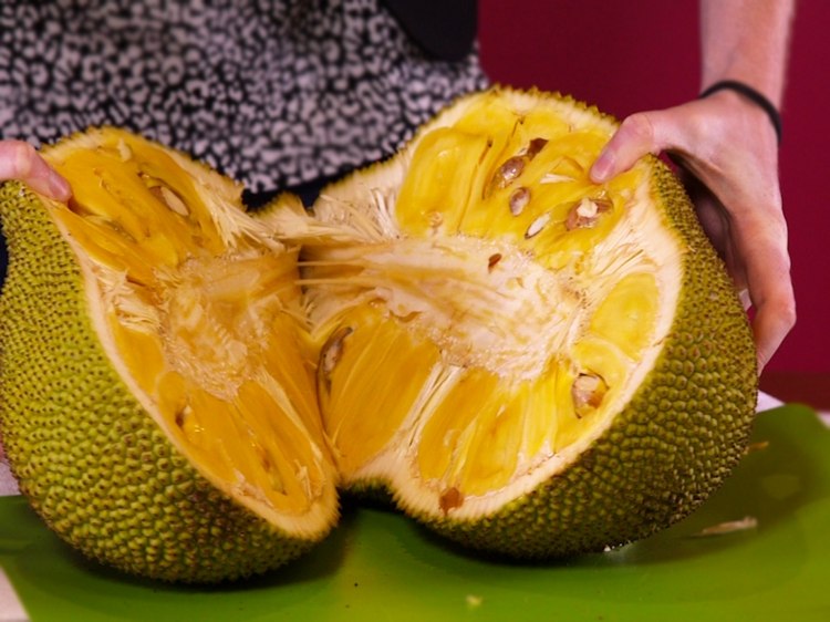 Jackfruit-stor-juice-förbereda-läckra-rätter