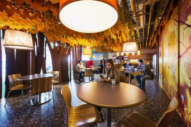 Cafeteria Google Campus Ceiling Design