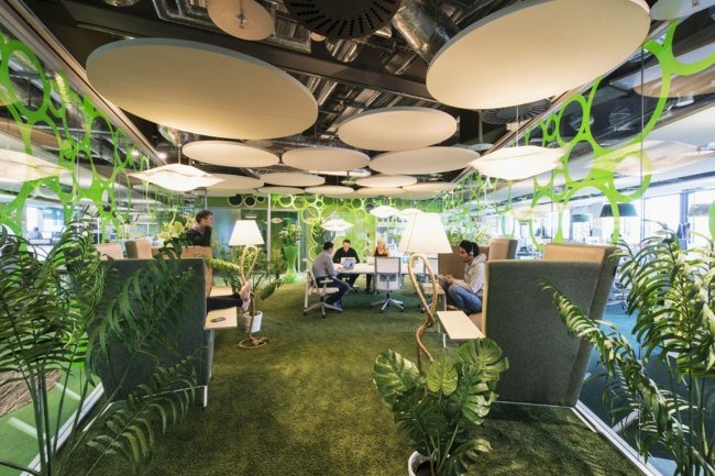 Arkitektur design idé café miljövänlig design