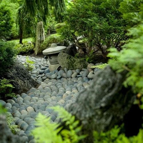 huvudelement japan trädgård för självanvända stenar