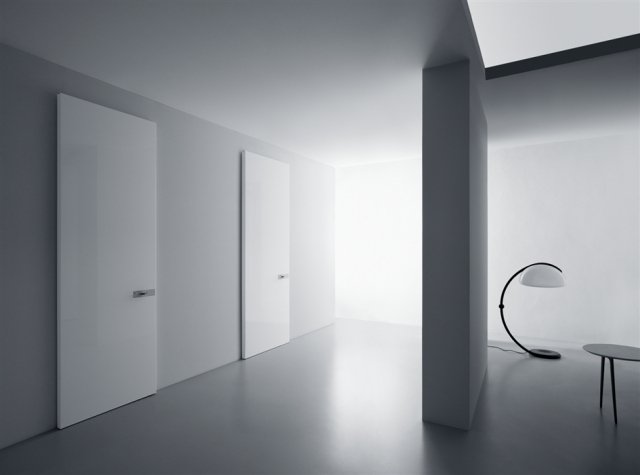design dörrkonturglas vit minimalistisk
