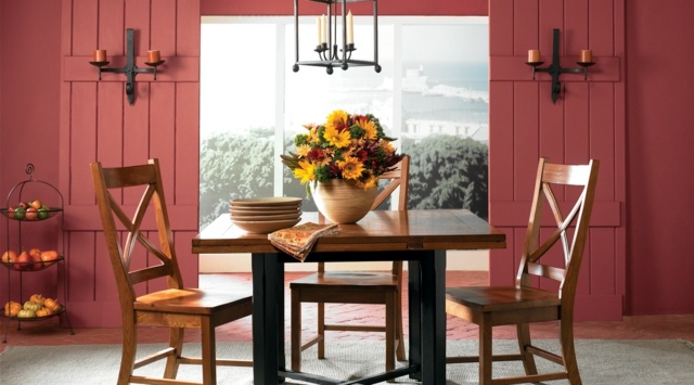 måla idéer mjuka rosa nyanser lantlig stil möbler