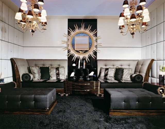 Möbler Elegans Sittbord Soffa Shaggy Carpet