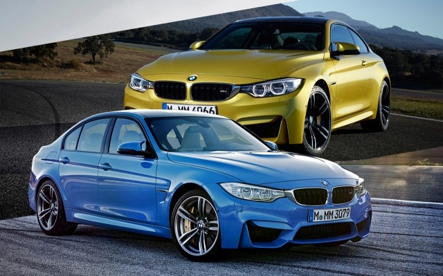 BMW M4 blå gul design form dynamisk linje