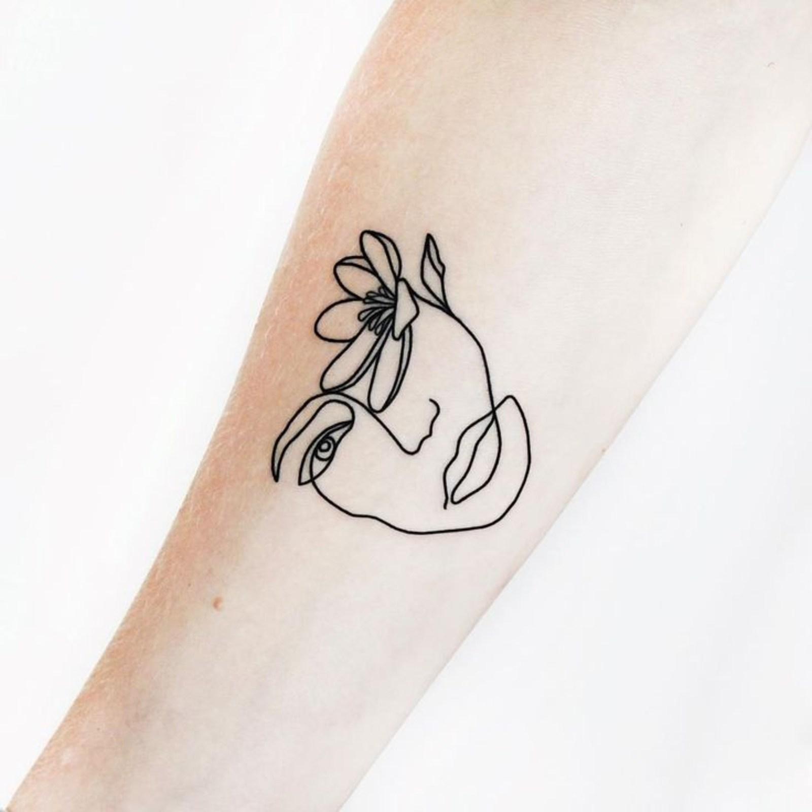 enkel linje tatuering trender pinterest arm tatuering underarm tatuering design kvinnor