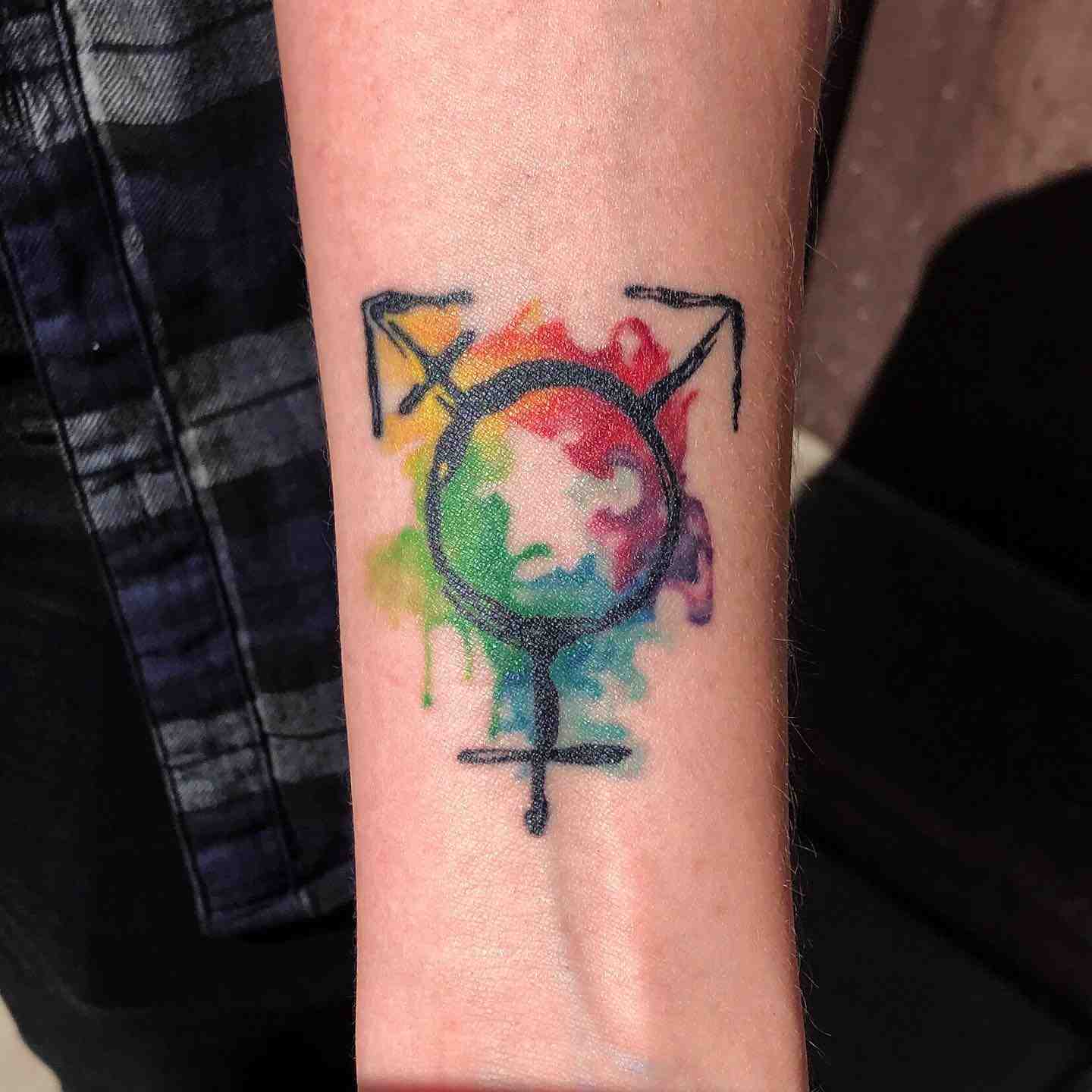Pride Tattoo Trends 2019 Pinterest akvarell tatuering design