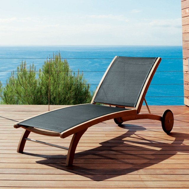 Hjul terrass balkong möbeldesigner vackert rörlig ergonomisk