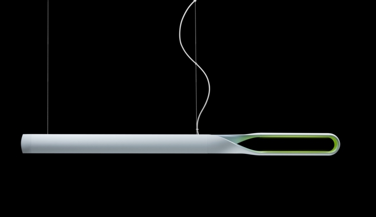 hängande lampa modern design slinga minimalistisk inredning