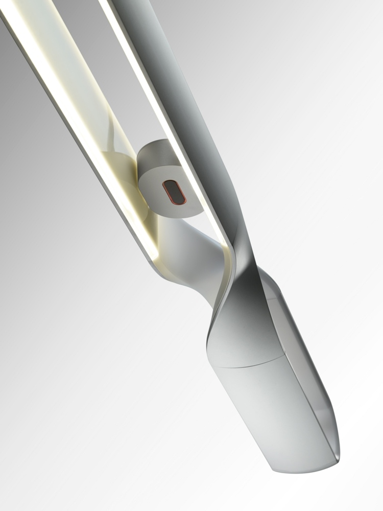 led ljus modern design infinity tecken vit qisdesign