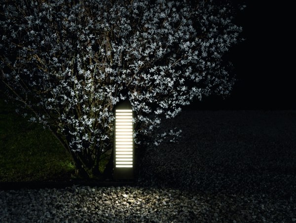 Lampa accent trädgård buske metall LED