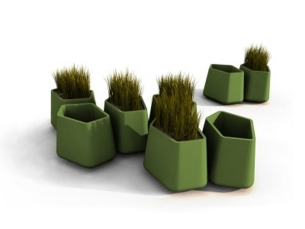 Alain Gilles-Design planteringsmodul mörkgrön