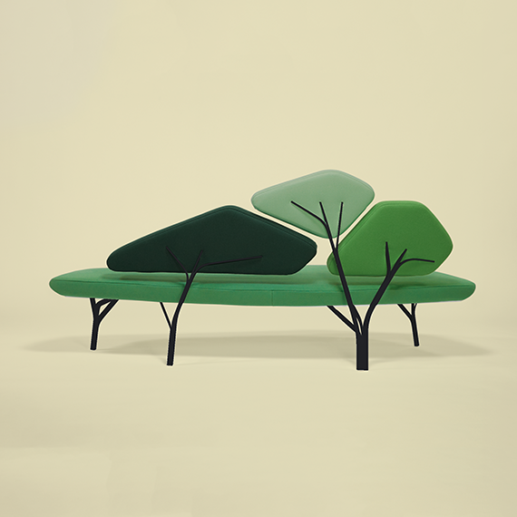 borghese gröna möbeldesignkollektion av la chans