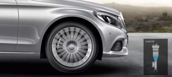 Ny version av Mercedes star hood pneumatiska stötdämpare