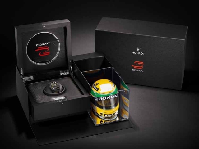 Presentation av Senna Collection-Hublot-klockor-MP-06 förpackningsdesign