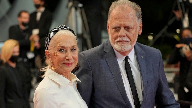Helen Mirren frisyrer grå hår Cannes Film Festival 2021