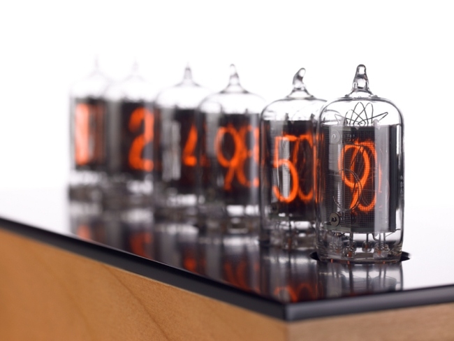 Nixie klocka chronotronix v400 vintage modern