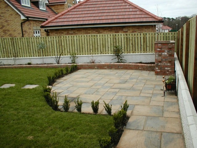 Terrakotta Tile Garden Design Brick Grill