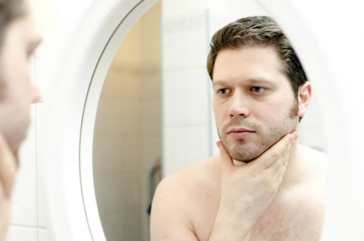 Bestäm ansiktsform Man hitta optimal frisyr