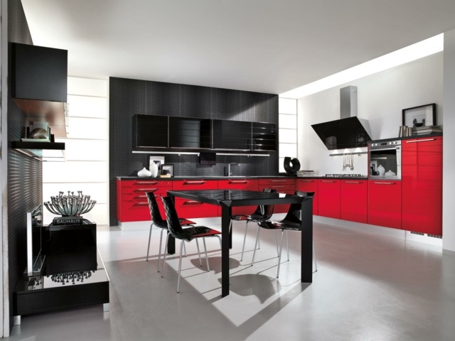Köks matbord fläktkåpa modern möbeldesign