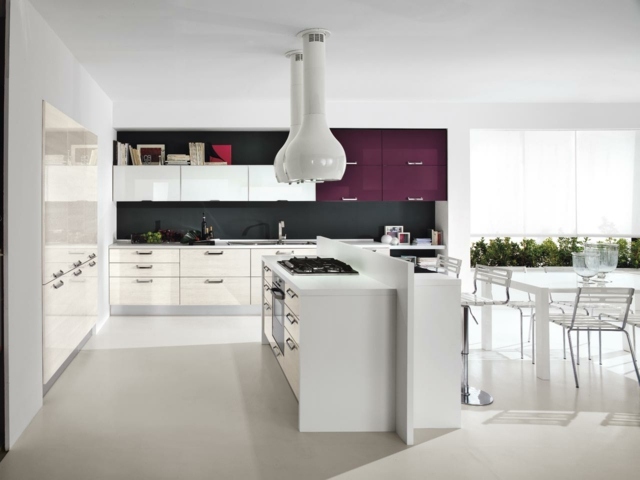 Köksö designidéer högglansbänk