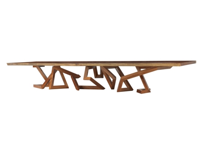 soffbord trämöbler design av brad pitt