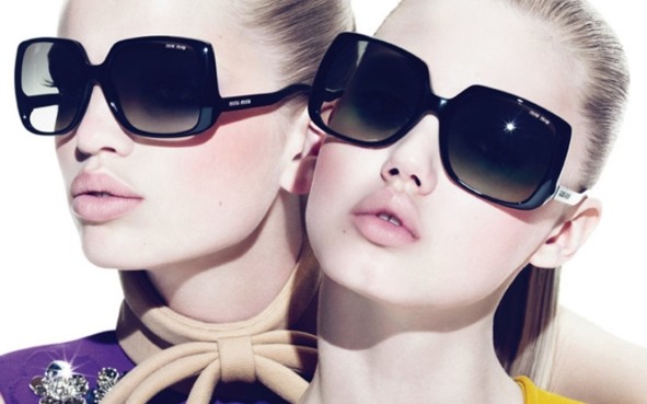 Solglasögon kvinnor formar trender-märken Miu Miu-urvalstips