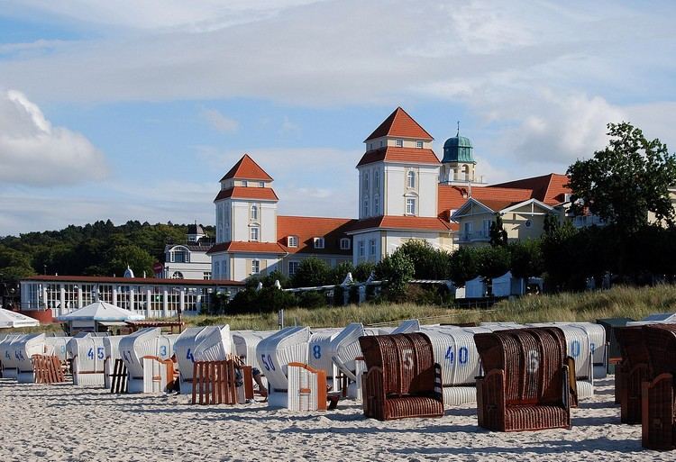 Binz strandsemester i Tyskland vid havet