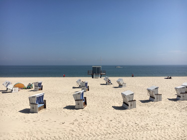 Timmendorfer Strand sommarlov vackra semesterorter vid havet i Tyskland