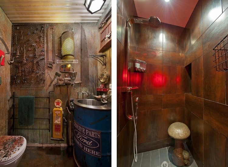 steampunk-interiör-design-toalett-idé-dusch-metall-optik