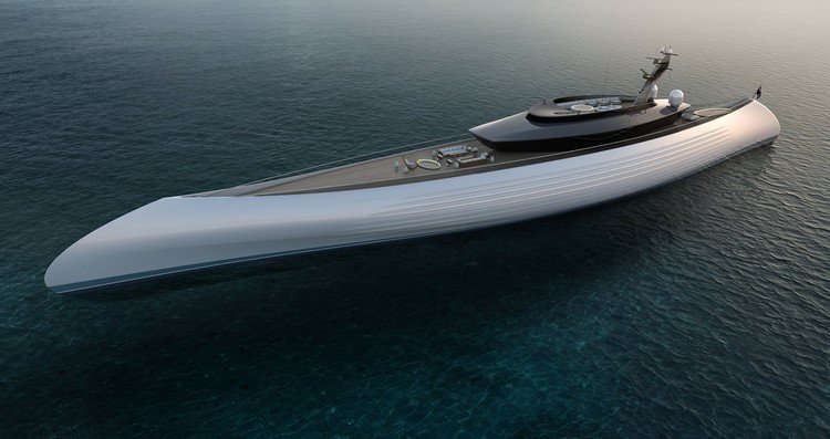 tuhura lyx yacht kanot form tolkas på ett modernt sätt