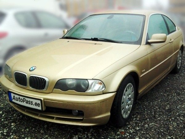 Varianter-BMW 3-serie 1998 2005- guld- frontal