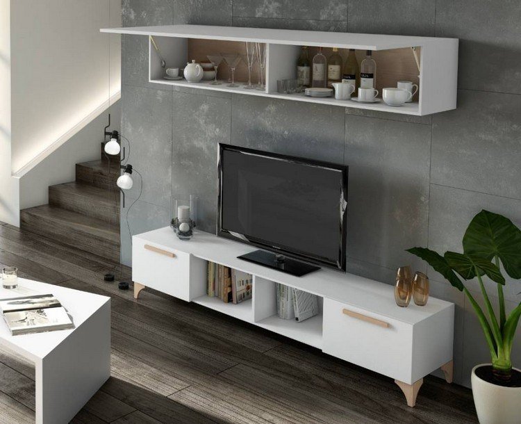 levande-vägg-idag-modern-vit-matt-förvaringsutrymme-vägg-design-kakel-sten-look
