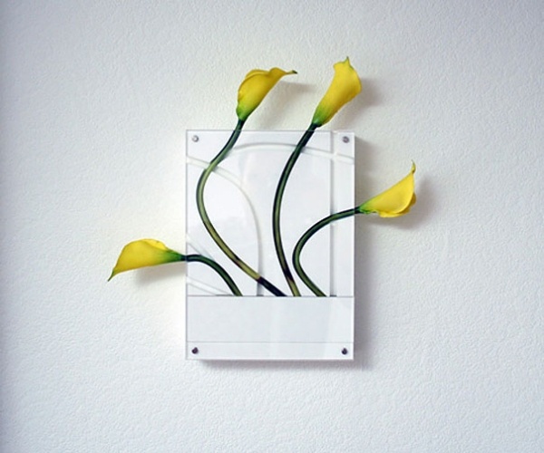 modern design blomma vas med kanaler gåva idé