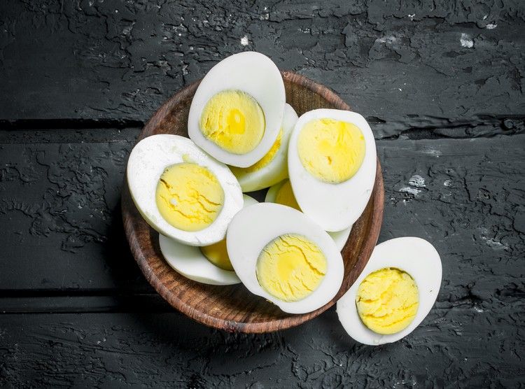 hårdkokta ägg som ett hälsosamt proteinsnack