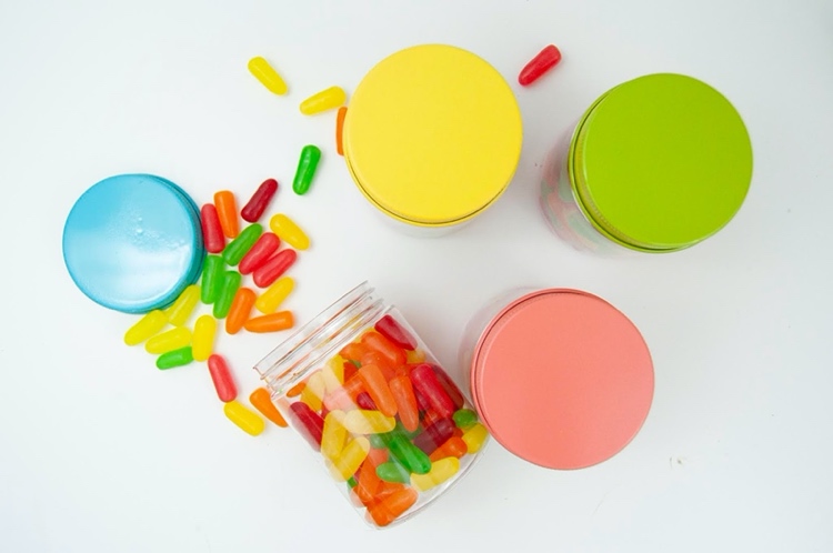 lyckotabletter gåva idéer i mason jar
