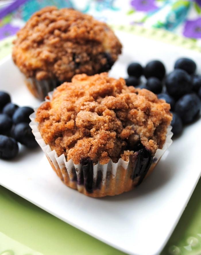 muffins tårta recept-blåbär-brunt socker