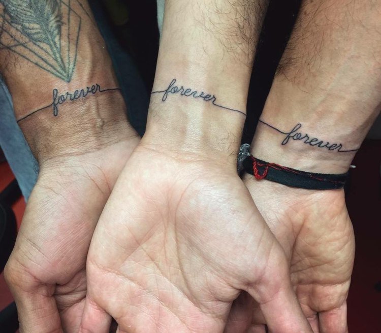 armband tatuering mall bokstäver betyder handleds män