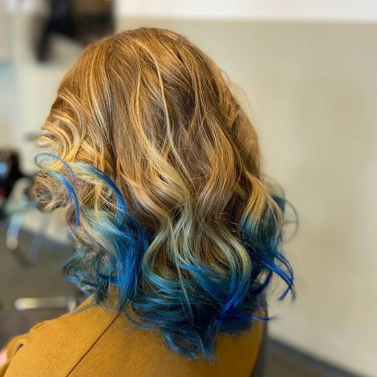 Dip Dye Hair Ombre Difference Hårfärger Trender Våren 2021