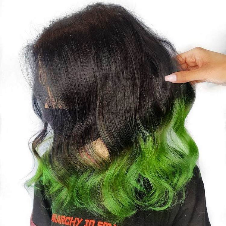 Gör färgglada hårspetsar Trend Dip Dye Hair själv