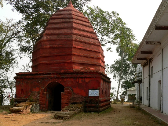 Ναός Umananda στο νησί Peacock, Assam
