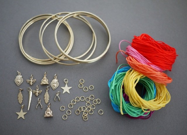 bangle tillbehörsprodukter material bangle garn