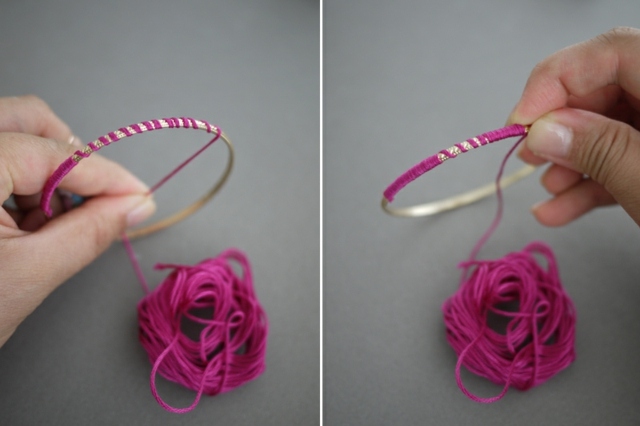 design bangle wrap mode steg 3