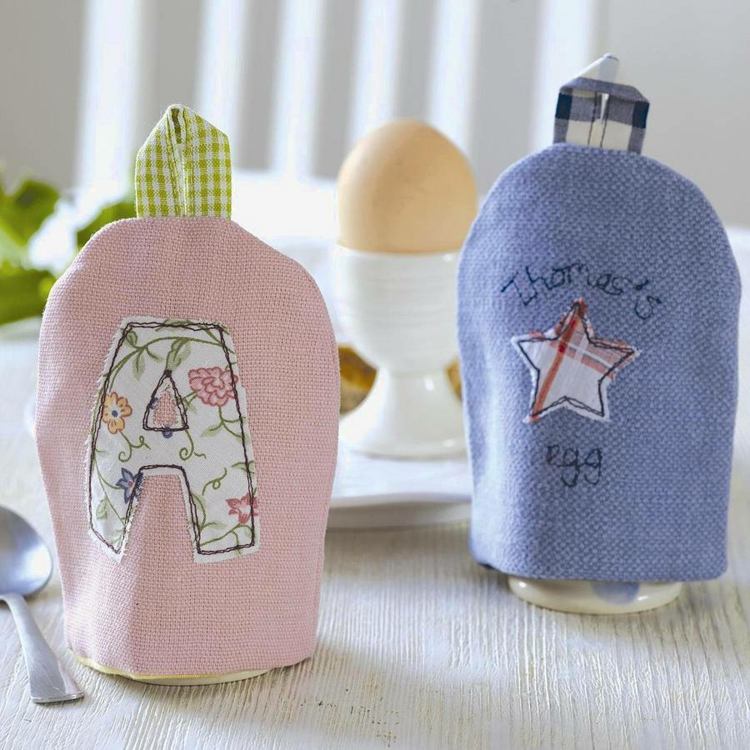 diy-ägg varmare-påsk-textil-tinker-brev-kökshandduk-material