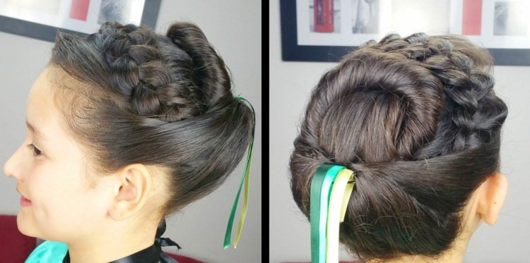 fläta-och-updos-girl-idé-band-deco-hår tillbehör
