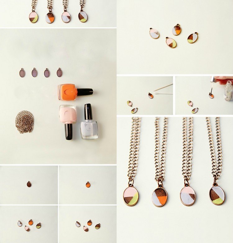 DIY presenter till tonårsflickor smycken gör halsband
