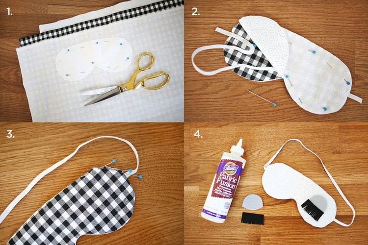 DIY gåvor tonårsflicka instruktion sömn mask ögonfransar